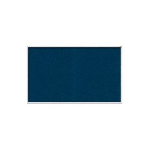 Ghent Ghent 4' x 10' Bulletin Board - Navy Vinyl Surface - Silver Frame AV410-195